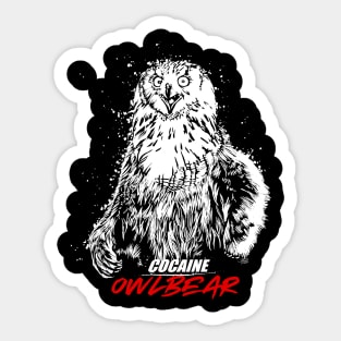 Cocaine Owlbear Sticker